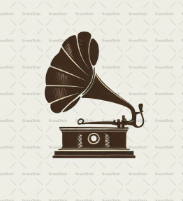 Antiker Grammophon